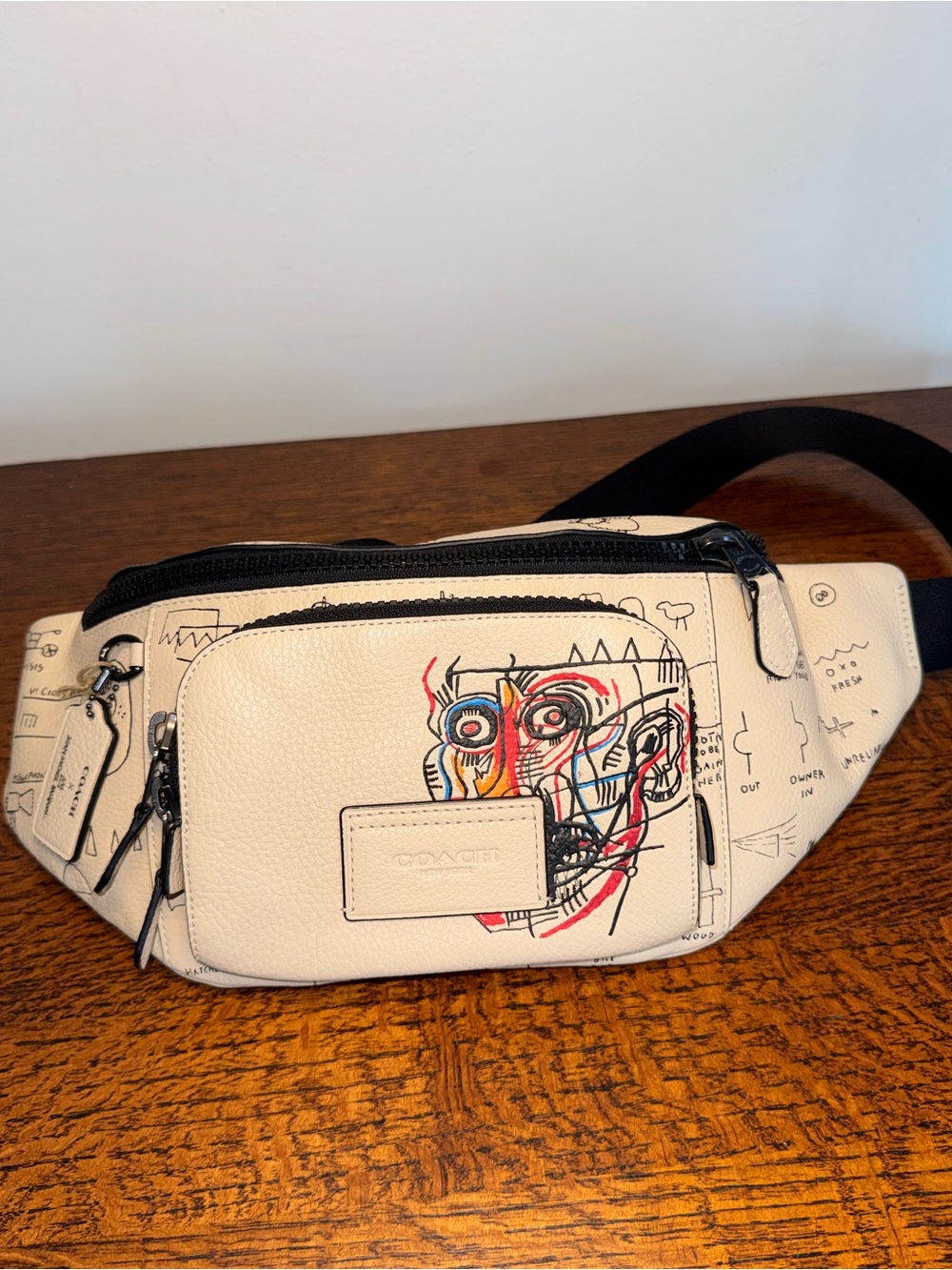 Coach X Jean-Michel Basquiat Track Belt Bag - Rare! - Picture 1 of 15
